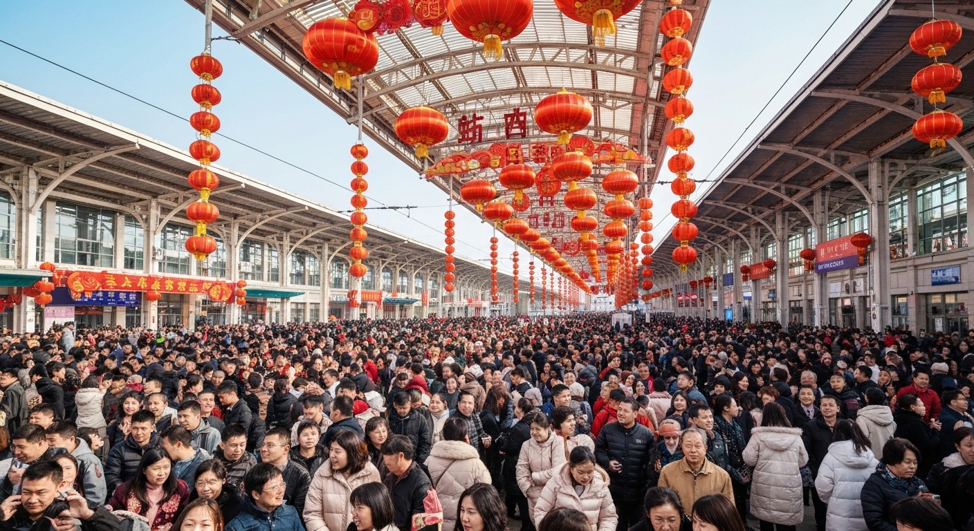 Chunyun: the planet's largest human migration — 2.8 billion trips in 40 days